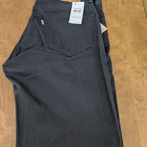 Gray Levi's Men's Denim Jeans
